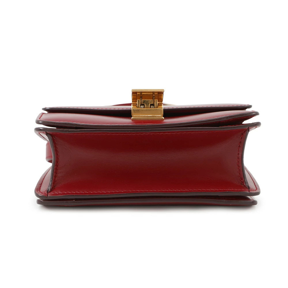 Celine Box Calfskin Box Flap Bag Red - Picture 3 of 12